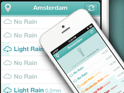 No Rain App app ios norain rain weather