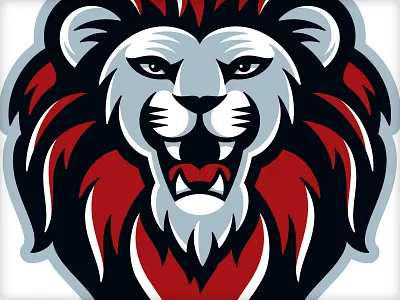 Lion Mascot branding character lion mascot vonster