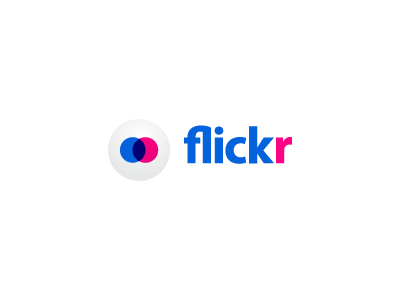 flickr brand concept flickr fun ligature logo overlap rebrand