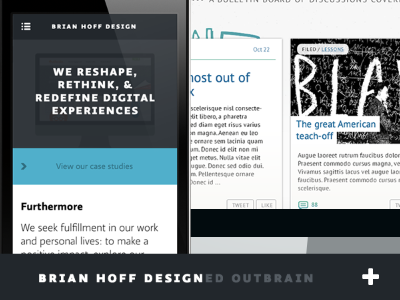 New BrianHoffDesign.com brian hoff case study portfolio