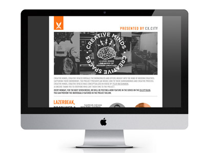 Creative Spaces Live creative digital lander landing page ux web