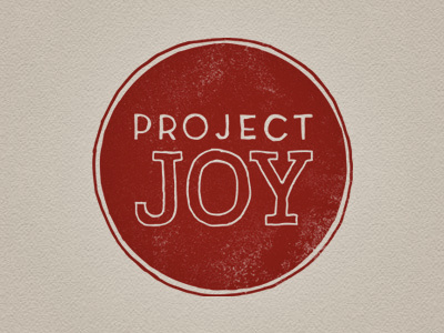 Project Joy Logo hand drawn joy logo texture