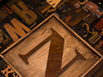 Letterpress Table antique letterpress typography vintage wood type