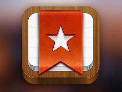 Wunderlist Vector ReDo icon vector wood wunderlist