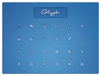 Glyph 16px deviantart glyph icon logo minimal shape smooth soft vector