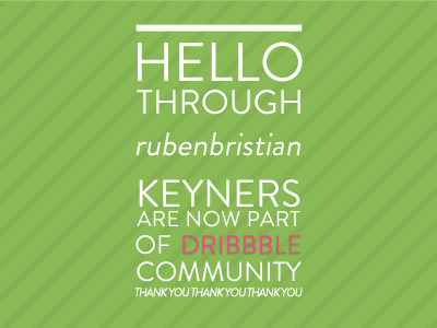 Thanks to rubenbristian for an invite invite thank you