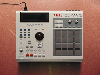 MPC 2000 XL beat hip hop illustrator mpc pete rock photoshop