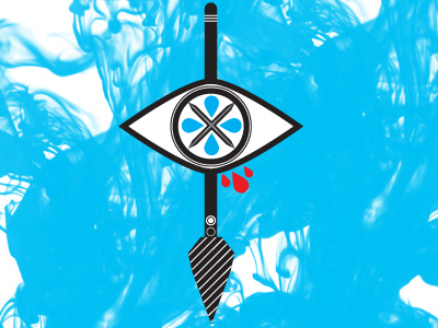 Eyestake arrow blood eyeball smoke spear stake tear x