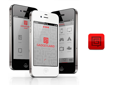 Gadgetland application icons iphone iphone 5 max pirsky pixel perfect ui user interface wired