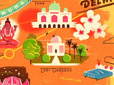 Delhi Map delhi flower india lodi gardens yamuna river