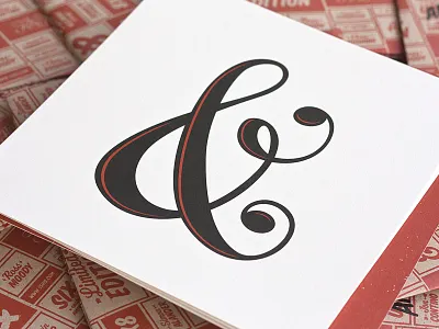 Amptastic 55his ampersand ampersand collection moody print ross screen print simple