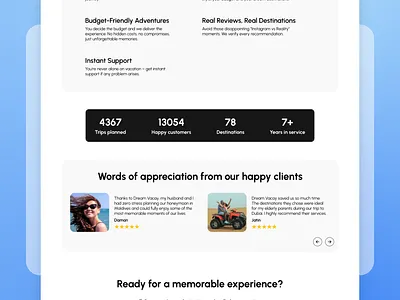 Travel Website Design blue branding design travel travel website ui web design website website design