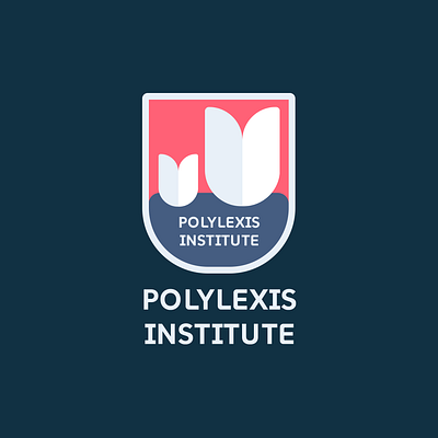 MODERN LOGO for POLYLEXIS INSTITUTE branding graphic design logo