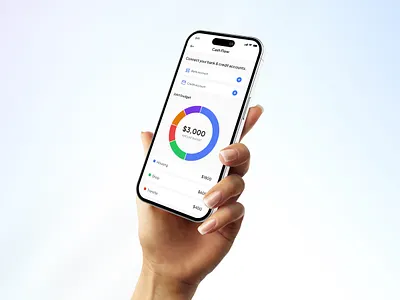 Streamlined Cash Flow Management UI app interaction budget tracker cash flow app clean ui data visualization expense tracking finance management finance tools financial dashboard financial planning fintech design intuitive app minimal app design mobile app ui modern ui design money management personal finance transaction tracking ui ux design user friendly design