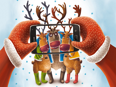 My Dears advert advertising character illustration new year