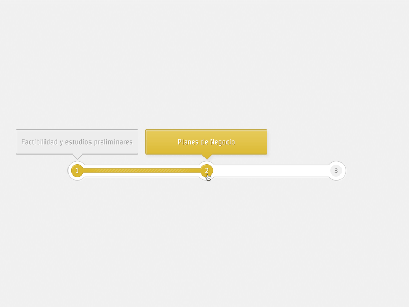 Progress Bar bar golden hover process progress steps