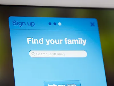 Find Your Family anthony carousel find flow form input modal model search sign sign up sign up flow up