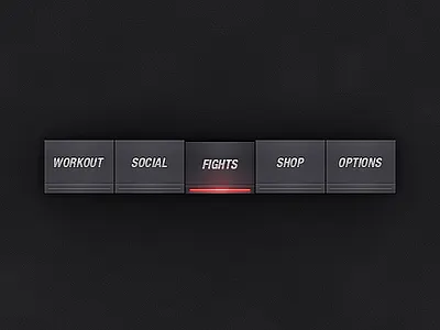 nav app buttons glow light nav red texture ui