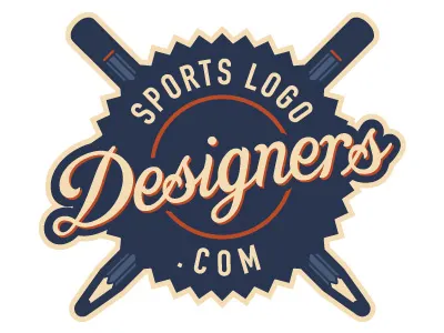 SportsLogoDesigners.com Logo Concept blue illustration logo mark orange sports vector
