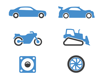 Machines little iconset auto music auto sound car icon icons iconset machine machinery motorcycle tuning tyres wheels