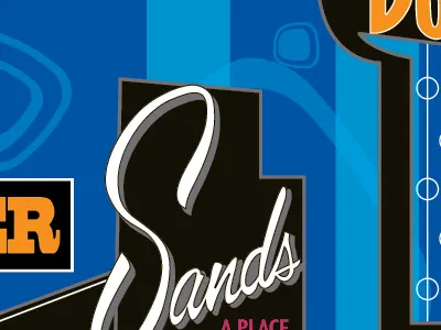 Old Vegas illustrator