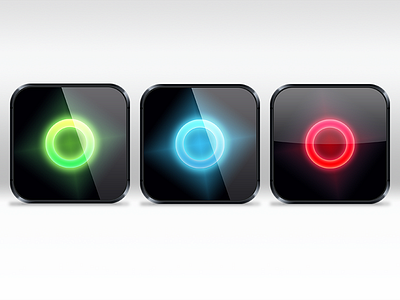 App icon – Color Test app application blue fire glossy green icon icy ios iphone iphone5 red shiny toxic