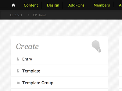 Republic ExpressionEngine CP Theme cms expressionengine ui