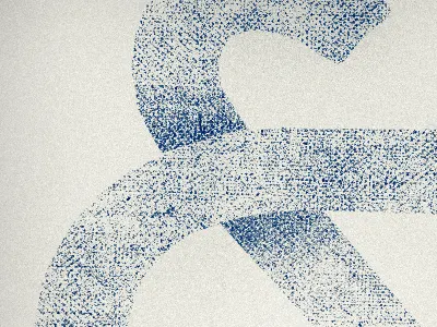 AMPER ampersand dots grunge jeans