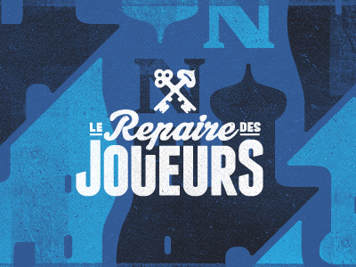 Le Repaire identity logo design research