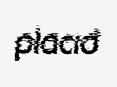 Placid Records distortion logo