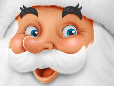 Marabou Chocolate: Santa Claus (detail) cartoon character chocolate christmas jul marabou santa santa claus tomte