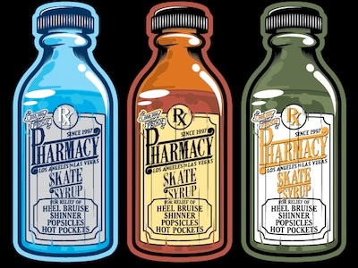 Skate Syrup! branding design graphic illustrations typography