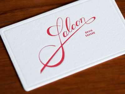 Saloon bar branding hand drawn identity logo mark restaurant script