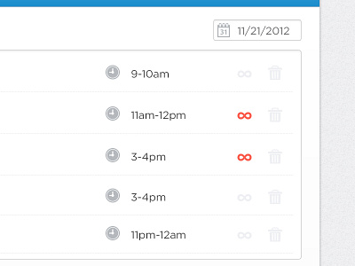 Managing Venue Hours dashboard icons items list ui