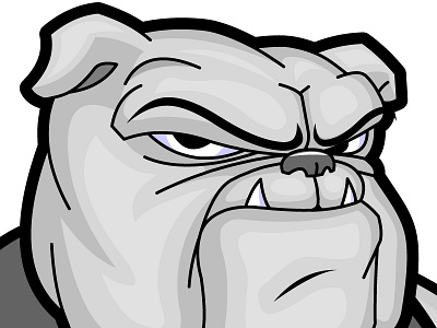 Cartoon Bulldog Mascot bulldog character character design dog logo mascot