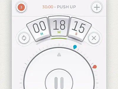 Actual Pixels apps design dial gui interface iphone knob ui
