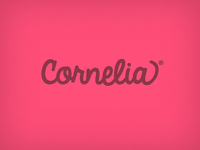 Cornelia logo cornelia handmade logo plush toy