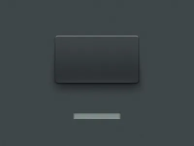 Button that's not on button off on skeumorphic