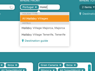 Ajax Auto Suggestions List dropdown suggestion