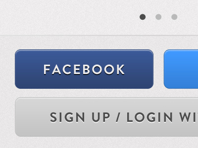 Sign Up Process app blue clean design facebook interface login register sign up simple twitter ui ux