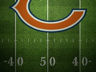 Chicago Bears Gridiron Detail chicago bears football ipad iphone mobile nfl photoshop sports tablet wallpaper