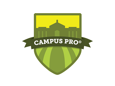 Campus Pro Icon badge icon logo ribbon shield