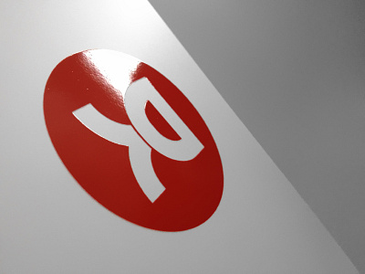 Logo for wedding couple circle geometric logo red wedding