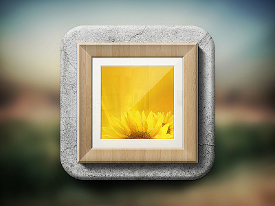 Photo Frame app design drawingart frame icon image ios photo photoshop