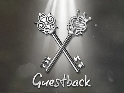 Guestback Logo WIP e reputation guestback hotel illustrator logo orm reputation wip