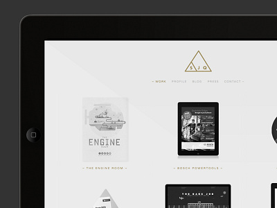 SJQ - Website update (Nov 12) clean design gold grid interface ipad logo mono portfolio squarespace swiss ui ux web website