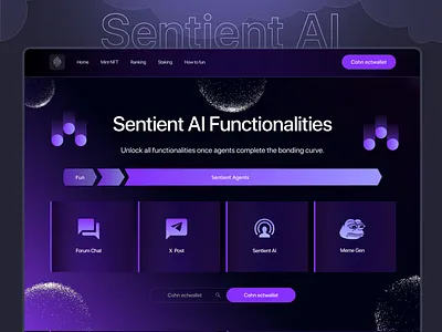 Sentient_AI Functionalities ai ai cloud ai startup ai technology ai tool ai website ai website design aiml animation artificial intelligence gpu homepage ipu neural network nvidia saas sentint ai software startup ui ux