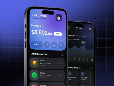 money management mobile ui design app design application budgeting app dashboard digital wallet finance finance app hero section minimal mobile mobile app mobile ui money management personal finance product design ui ui design ux ux design wallet