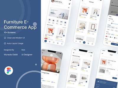 Nest space- Furniture app design furniture app mobile mobile app ui ui design ux