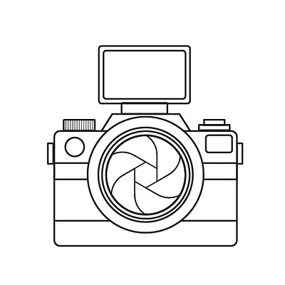 camera Icon Adobe Illustrator. icon design camera graphic design icon icon design illustration logo ui